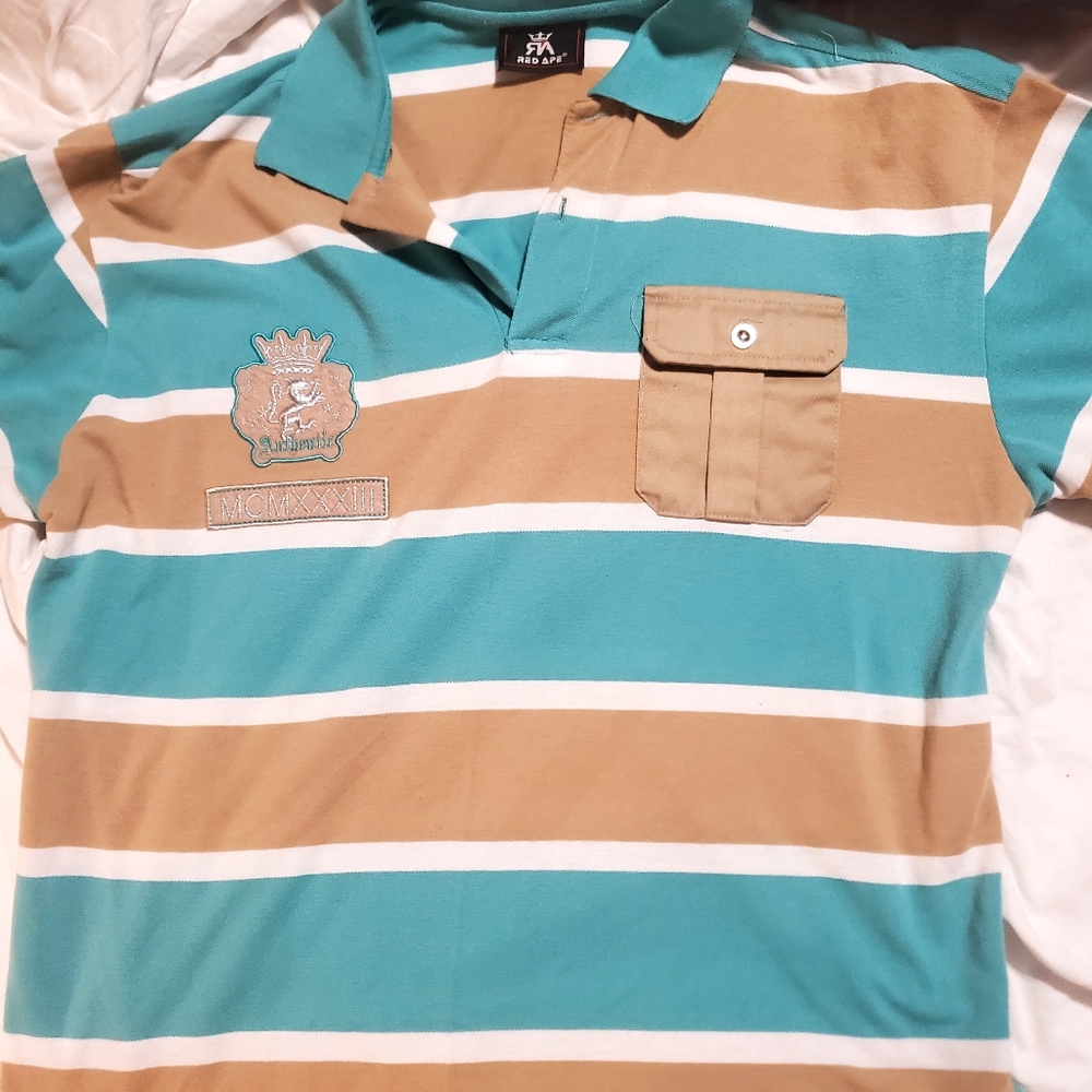 Red Ape polo shirt Size Lg